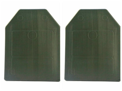 Airsoft Tactical Vest Inner Plate Plastic Protective Pad CS Body Armor Protect Dummy SAPI Plate Medium Size Shock Plates