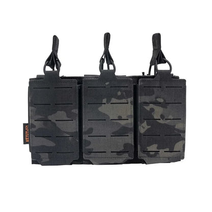 Tactical Triple Magazine Pouch Molle Mag Bag for M4 M14 M16 AR15 G36 Magazine Pouches Outdoor Hunting Tool Mag Holder
