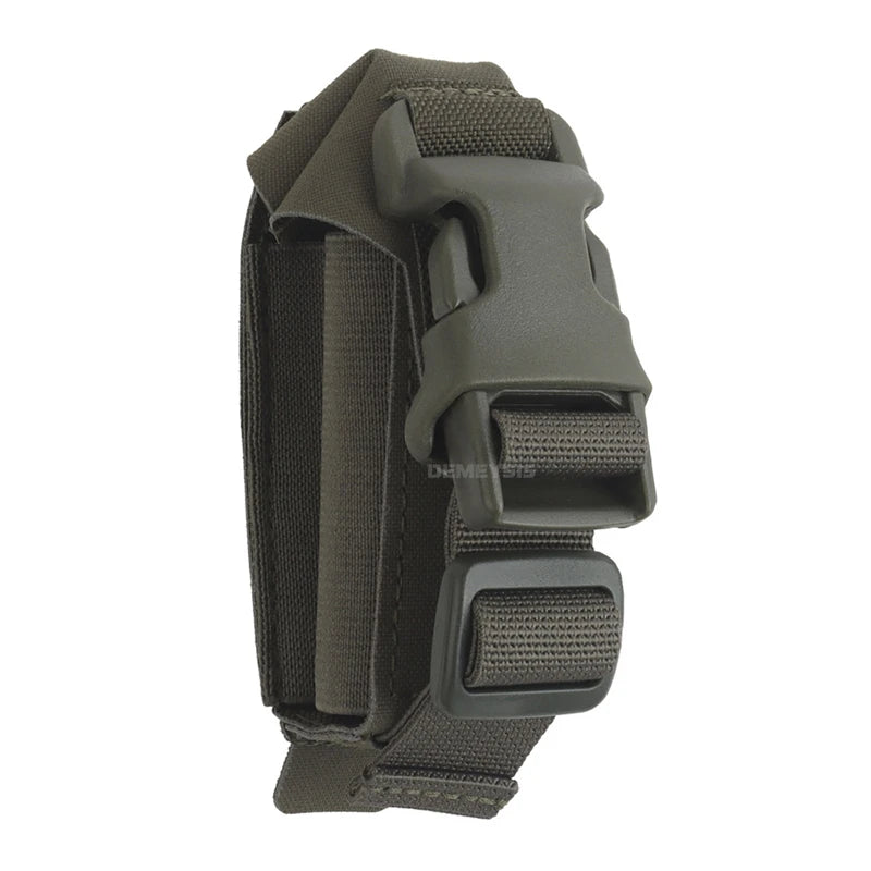 Tactical Compact Grenade Pouch for M67 MOLLE Combat Single Magazine Bag Elastic Hunting Airsoft Training Gear Frag Pouches