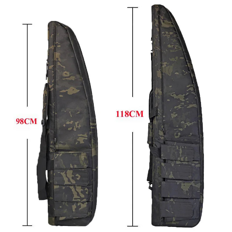Multicam Black Camouflage 70/98/118 cm Waterproof Tactical Heavy Duty Long Gun Bag Airsoft Molle Sniper Rifle Scope Gun Case
