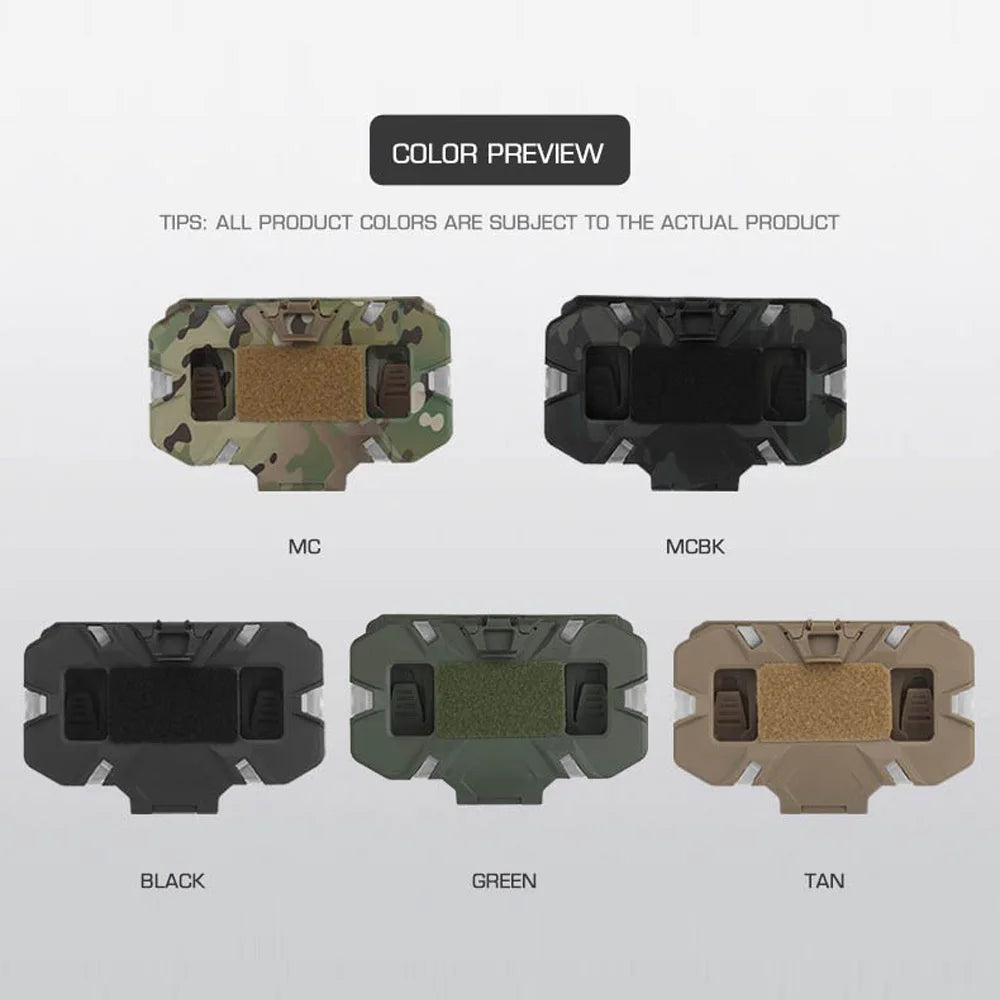 Tactical Plate Carrier MOLLE Phone Holder,Folding Navigation Board,Cellphone Hold Gear,Airsoft Hunting Vest Chest Rig Accessory