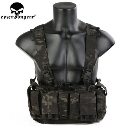 Emersongear MF Style Tactical Chest Rig UW Gen IV Airsoft Hunting Vest Harness Split Front Carrier