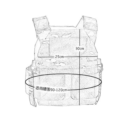 PEW TACTICAL Thorax Concealed Simple Vest Outdoor Lightweight Plate Carrier VT17