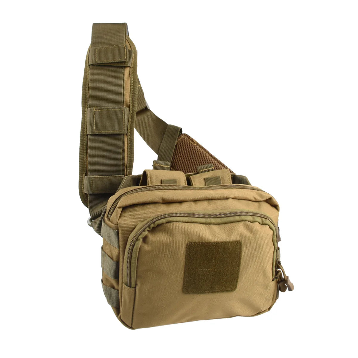 Tactical Range Bags, Crossbody Pouch with AR/M4 Quick Release Magazine Holster and Pistols Mag Holders, Shooting & Hunting Gear