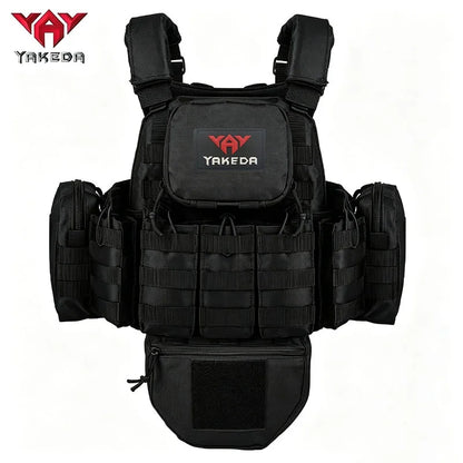 YAKEDA Camouflage Multifunctional Tactical Vest Outdoor Waistcoat Equipment Tactical Training Vest