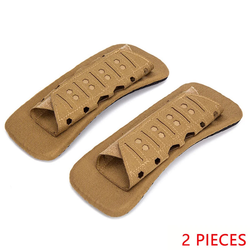 Shock-Absorbing Breathable Tactical Vest Shoulder Pads with Shock Absorption for Outdoor Backpack Vest Hunting Shooting Training