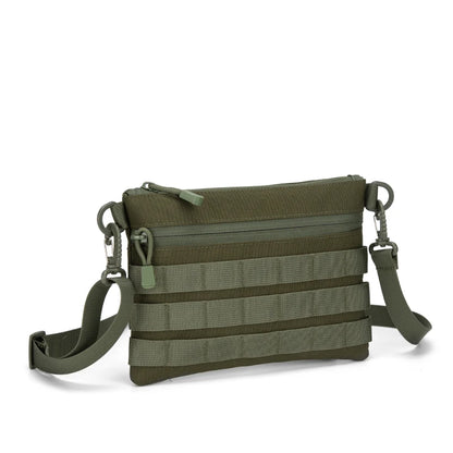 Tactical MOLLE Crossbody Bag Portable 600D Nylon Chest Bag Outdoor EDC Shoulder Bag for Daily Commute Outdoor Hiking