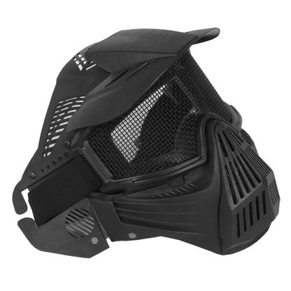Tactical Masks Full Face Steel Mesh Eye Protection Mask for Halloween CS WarGames Hunting Military Airsoft Shooting Mask