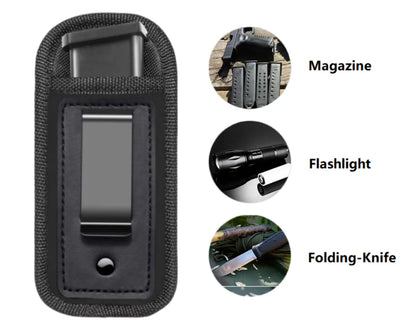 Universal IWB Magazine Holster 9mm Concealed Carry Magazine Holster，Inside The Waistband Mag Pouch