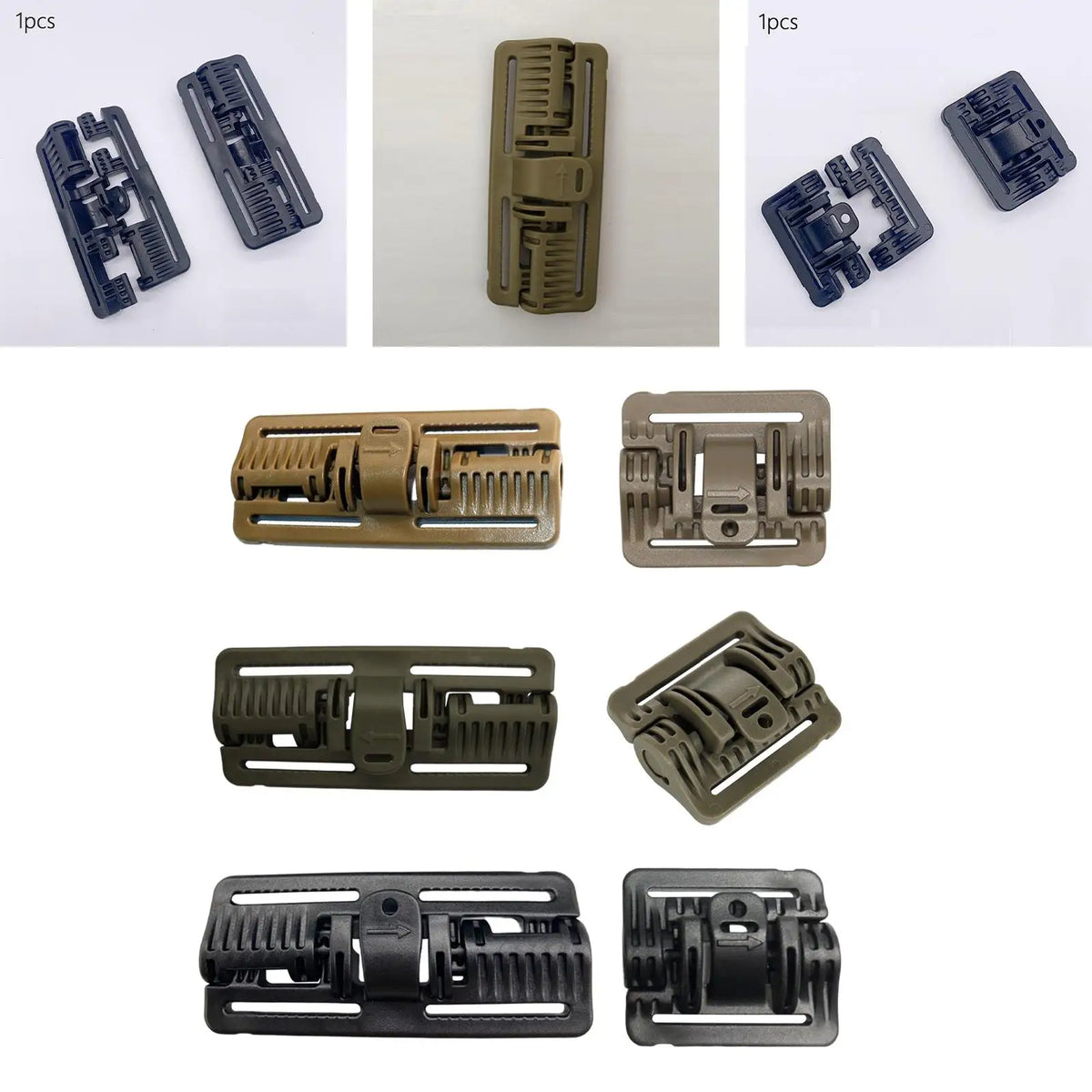 Vest Quick Release Buckle Insert Strip Durable Plastic for Sleeveless Vest Hunting Gear