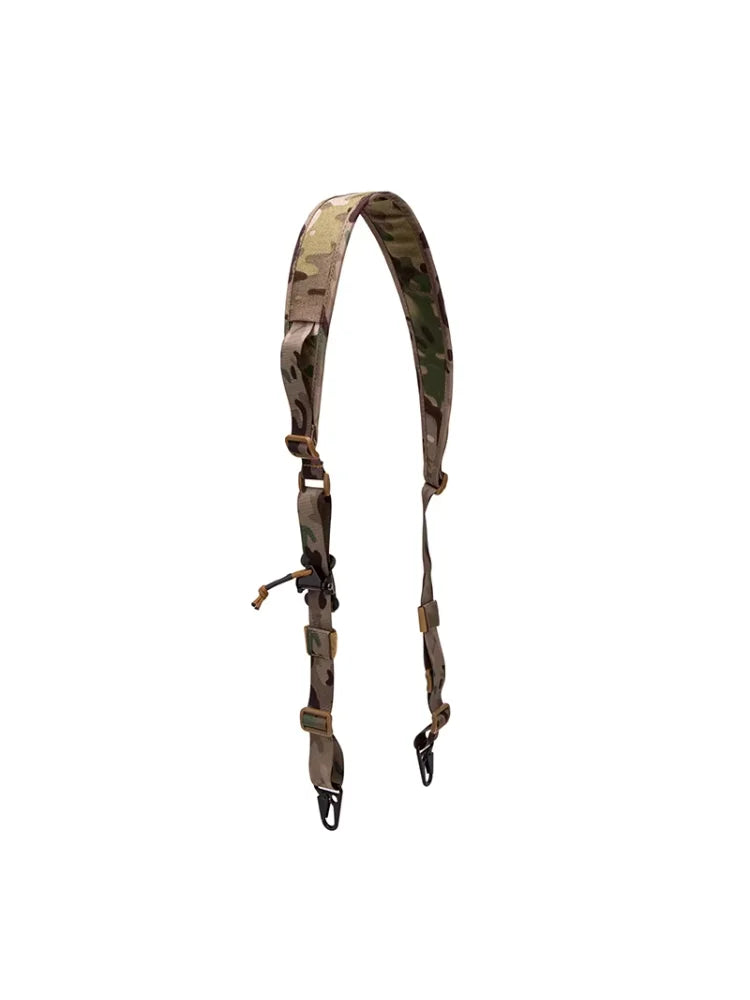 Tactical Rifle Sling Modular Strap Removable 2 Point / 1 Point 2.25" Padded Combat Shooting Hunting Accessories
