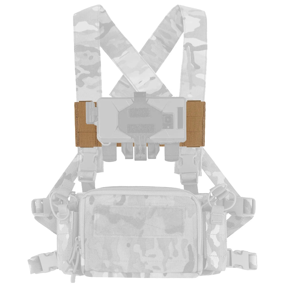Tactical D3CRM MK3 Chest Rig Bridge MOLLE Panel Placard Phone Holder Platform Hunting Vest Chest Rig Accessories