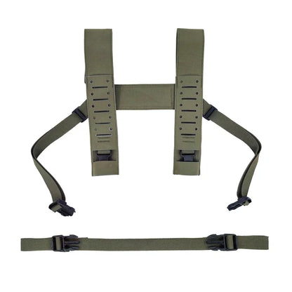 SS Fat Strap MK4 Laser Cut H-Strap Tactical Multicam Chest Strap Gear Airsoft Chest Rig MK4 MK5 34A Chest Hanging Shoulder Strap