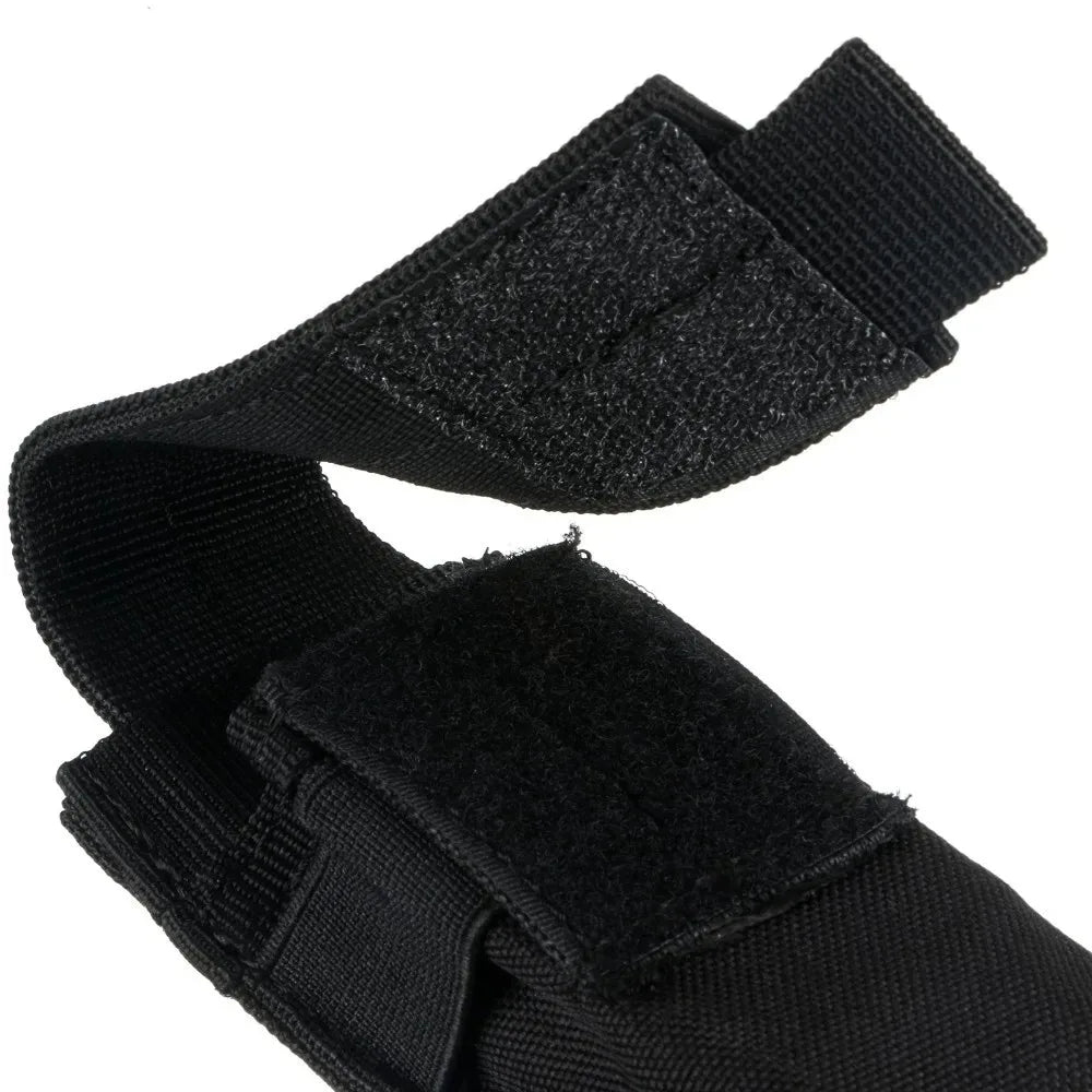 Tactical Molle EDC Pouch - Multi-Purpose 9mm Tool/Flashlight Holster for Outdoor Hunting Camping
