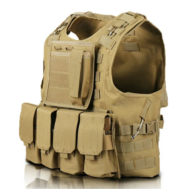 Tactical Plate Carrier Vest Hunting Paintball Combat Waistcoat Airsoft Outdoor Clothing Molle Assault CS Vests Military Gear