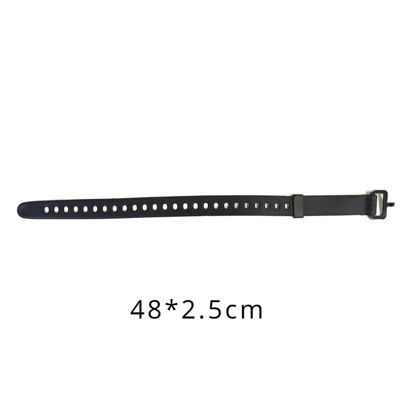 Travel Tied Belt Durable Rubber Cargo Tie Down Luggage Lash Belt Strap Camping Hiking Cargo Storage Belt Buckle