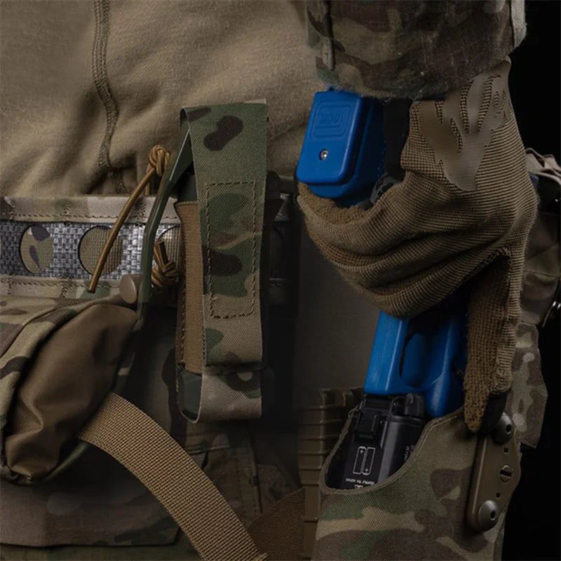 Multi-purpose Shock Grenade Pouch Multi Role Shock Grenade Pouch MOLLE Panel Secure Closure Airsoft Training Gear Accessory