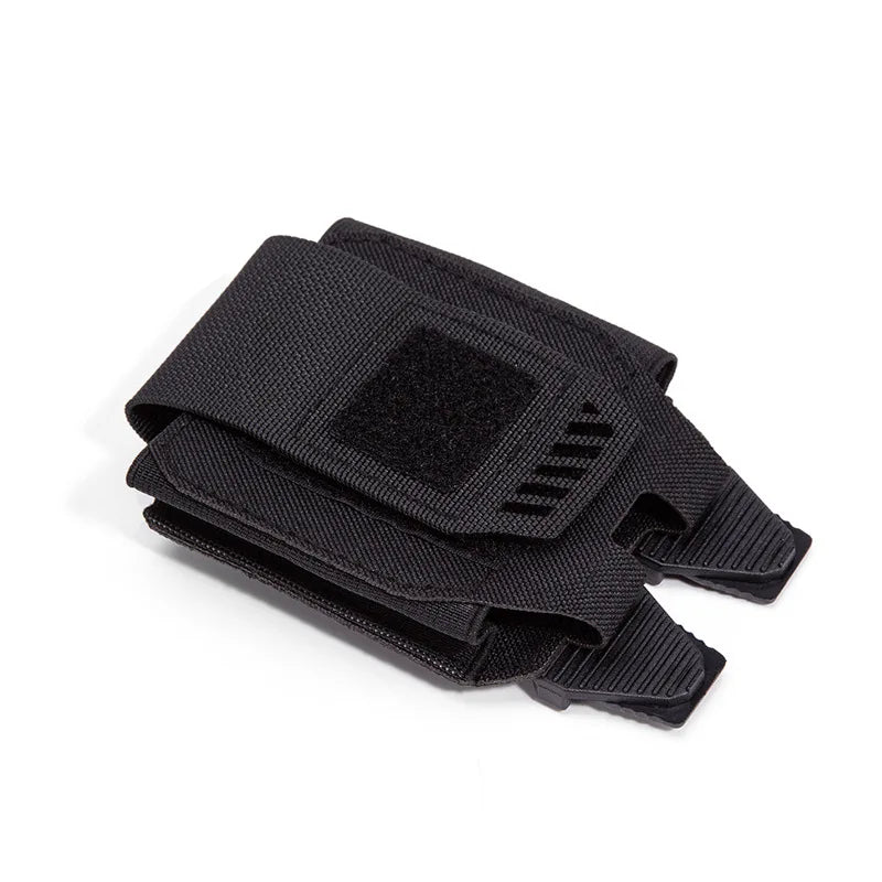 Tactical 500D Handcuff Pouch Low Profile Waist Case Holster Duty Belt Vest Law Enforcement Outdoor Hunting MOLLE Belt Bag