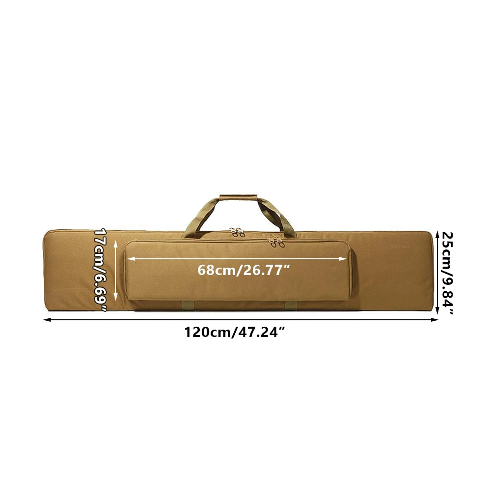 100/120cm Gun Bag Tactical Rifle Case Airsoft Carbines Lunettes Backpack Tactical Soft Pocket Outdoor Carry Bag Hunting Backpack