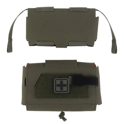 Tactical  MD2 Compact Trauma Kit IFAK Medical First Aid Pouch Outdoors Hunting Camping Patrol Survival Equipment