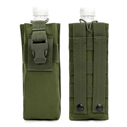 Molle Water Bottle Holster Pouch Outdoor Sports Riding Camping Hiking Hunting Travel Canteen Kettle Holder EDC Tool Waist Bag