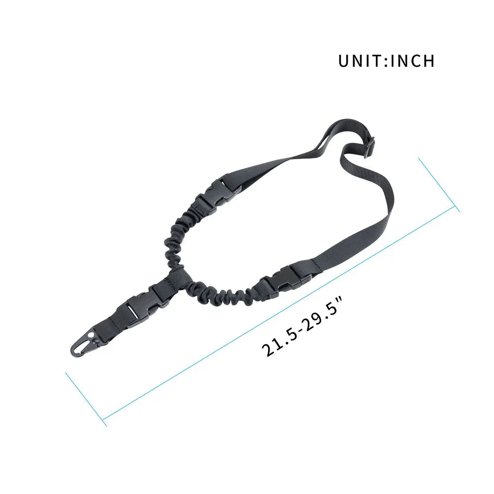 EXCELLENT ELITE SPANKER Tactics Telescopic Hanging Rope Quick Release Bungee Sling Dual Use Adjustable Lanyard Telescopic