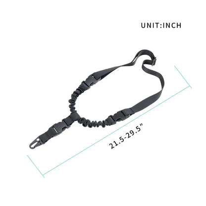EXCELLENT ELITE SPANKER Tactics Telescopic Hanging Rope Quick Release Bungee Sling Dual Use Adjustable Lanyard Telescopic