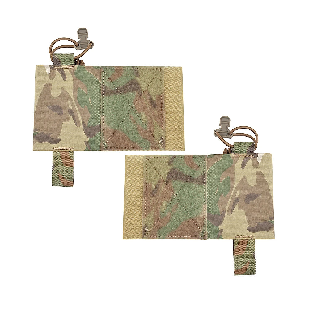 Tactical Elastic MBITR Radio Holder Wingman Pouch AR M4 5.56 Magazine Storage Shock Cord Retension Hunting Vest Accessories