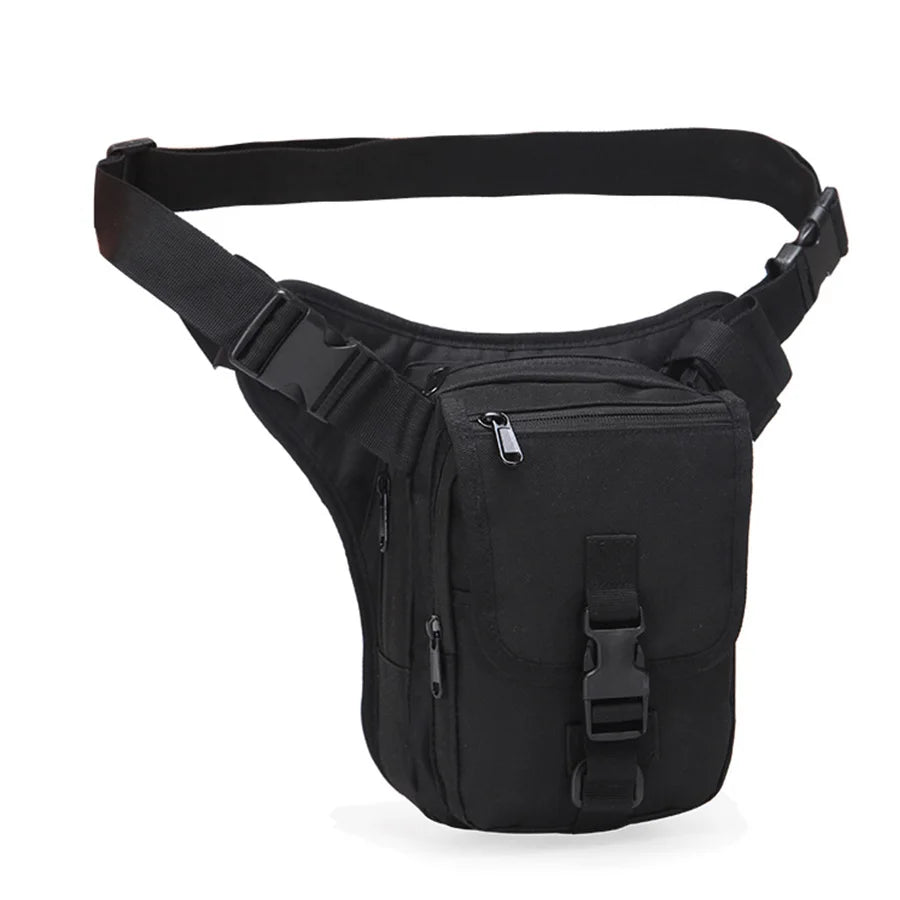 New Outdoor Camouflage Training Leg Bag Outdoor Training Camping Small Waist Bag Mountaineering Cycling Multi functional Waterpr