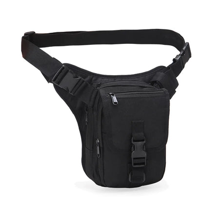 New Outdoor Camouflage Training Leg Bag Outdoor Training Camping Small Waist Bag Mountaineering Cycling Multi functional Waterpr