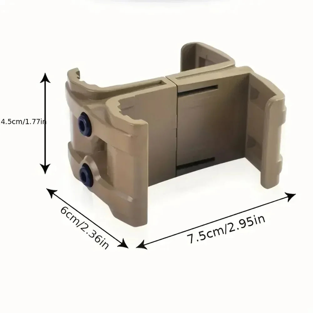 2024 Universal Clip Rifle Dual Parallel Magazine for AK AR15 M4 Mag595 Airsoft Link Round Cartridge Speed Loader Gun Accessories