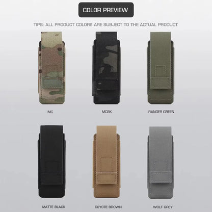 Lightweight Design Molle Mounting Storage Accessory Pack Multifunctional Bag for 9mm Mag Pouch Flashlight Plier Tool Holder