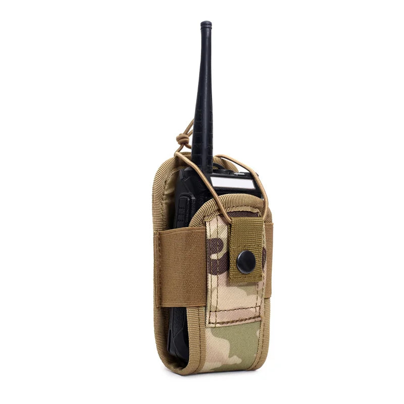 Field Training Molle Radio Walkie Talkie Pouch 1000D Outdoor Portable Radio Interphone Holster Carry Bag Hunting Camping Pocket