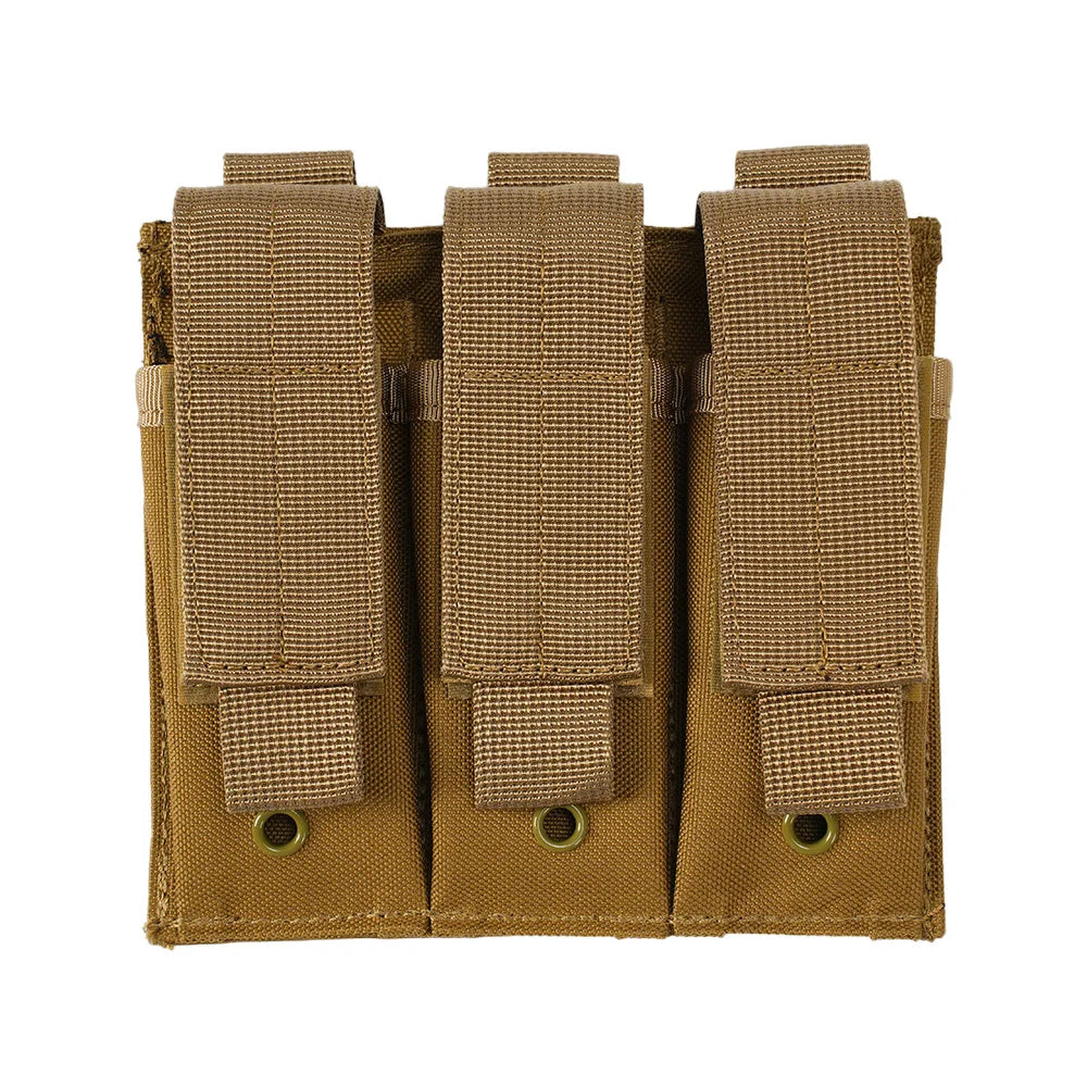 9mm Magazine Pouch Single Double Mag Bag Outdoor Molle Open-Top Magazine Pouch for M1911 92F Torch Bag Triple Bag