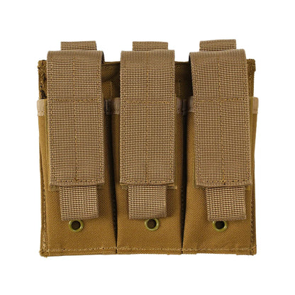 9mm Magazine Pouch Single Double Mag Bag Outdoor Molle Open-Top Magazine Pouch for M1911 92F Torch Bag Triple Bag