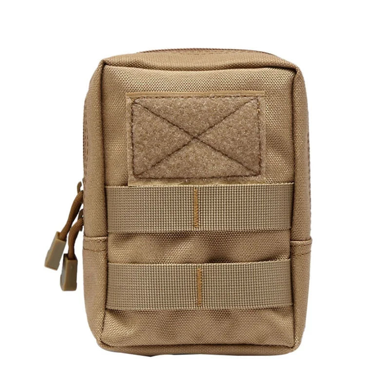 600D Outdoor Waist Bag Molle Pouch Tool Zipper Waist Pack Hungitng Accessory Belt Pouch