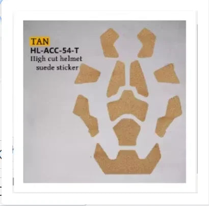 Outdoor Hunting high top helmet suede sticker patch hook and loop sticker FAST helmet accessories