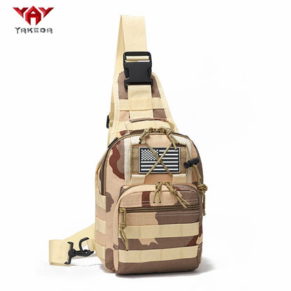YAKEDA Multifunctional Outdoor Sling Bag, Casual Travel Chest Pack, Durable Daily Use Crossbody Bag for Men & Women