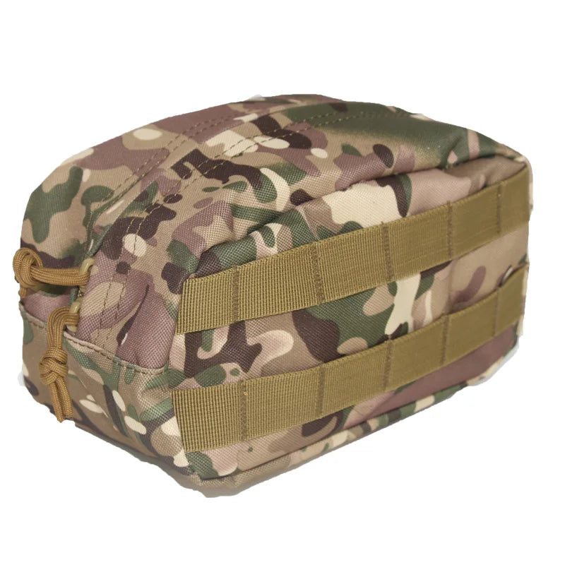 Tactical Molle Utility Pouch EDC Gadget Tool First Aid Backpack Vest Bag Camo Dump Drop Pouch Hunting shooting accessory Bags