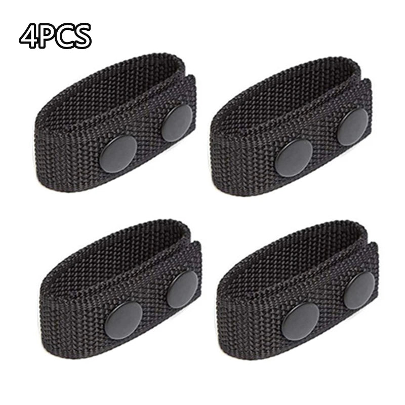 Anti-lost Elastic Lanyard Rope Oxford Spring Safety Strap Gun Rope For Key Ring Chain Flashlight Hunting Accessories