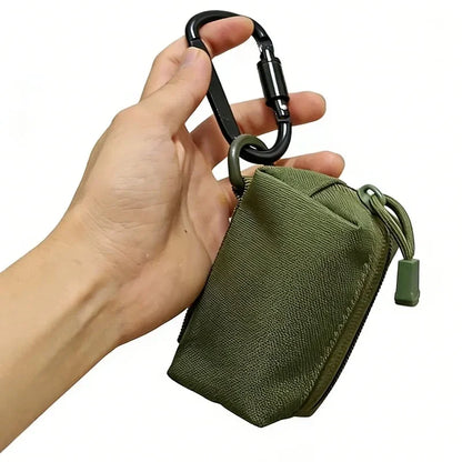 Outdoor Camping EDC Molle Wallet Waterproof Portable Travel Zipper Waist Pouch for Camping Hiking Hunting EDC Pouch