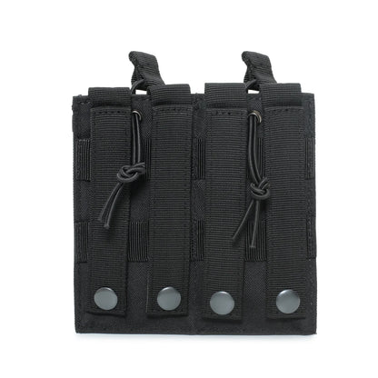 MOLLE M4 M16 Double Magazine Pouch Open Top Hunting Accessories EDC Waist Bag AR AK Rifle Mag Holder Vest Pouches