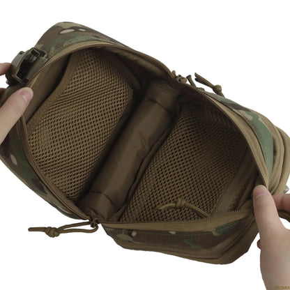 Tactical NVG Pouch for PVS-7/14/15/18/23/31/22/24/26,Airsoft Hunting MOLLE Padded Expandable Binocular Night Vision Carry Case