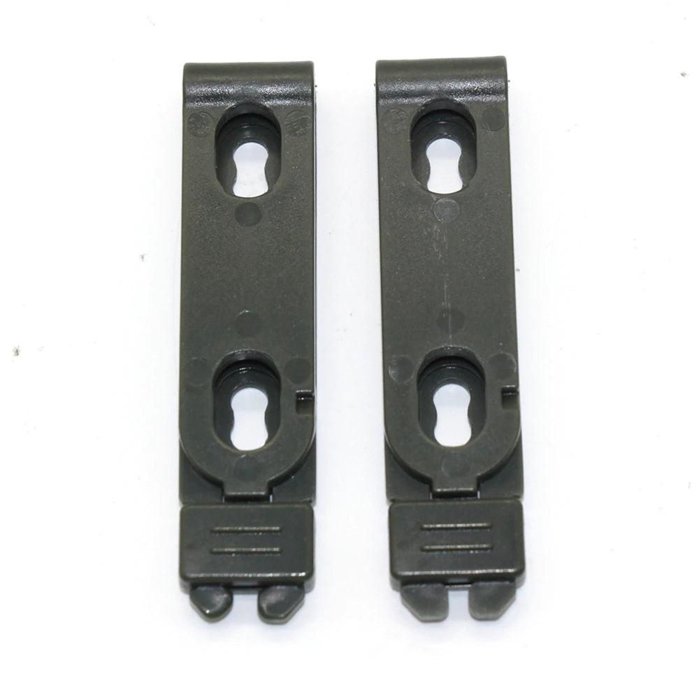 2PCS 4PCS Tactical 9mm Molle Clips Clamp Molle Attachment Soft Shell Magazine Pouch Universal Knife Sheath Back Clips Knife Clip