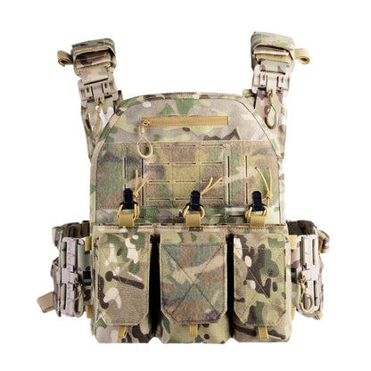 2026 Military Tactical Vest Body Armor Combat Army Gear Hunting Plate Carrier Airsoft Accessories Wargame Pouch Vest