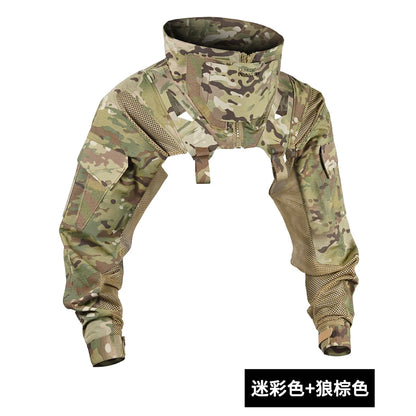 Tactical Combat Uniform Long Sleeve Clothing Hunting Accessories  Breathable Comfortable Compatible Tactical Chest Rig