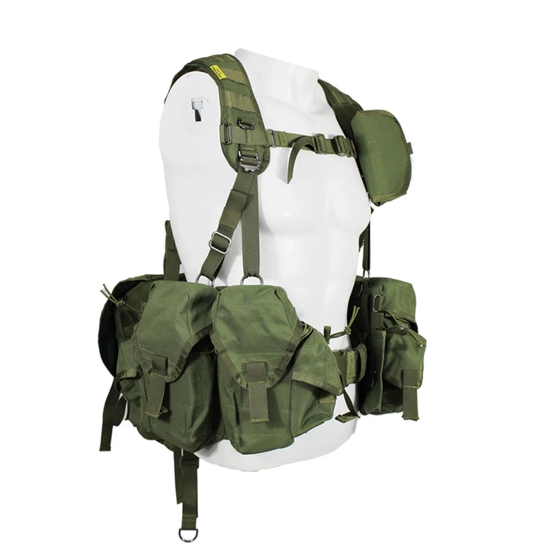 Russian Individual Portable Equipment Smersh Tactical Vest Molle Tactical Chest Hanging Military Fan Combat Equipment Cos