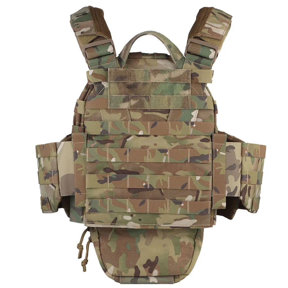 ARC Tactical Vest Plate Carrier with Quick Release Buckle 5.56  Magazine Pouch MOLLE Front Panel Militar Airsoft Hunting Vest