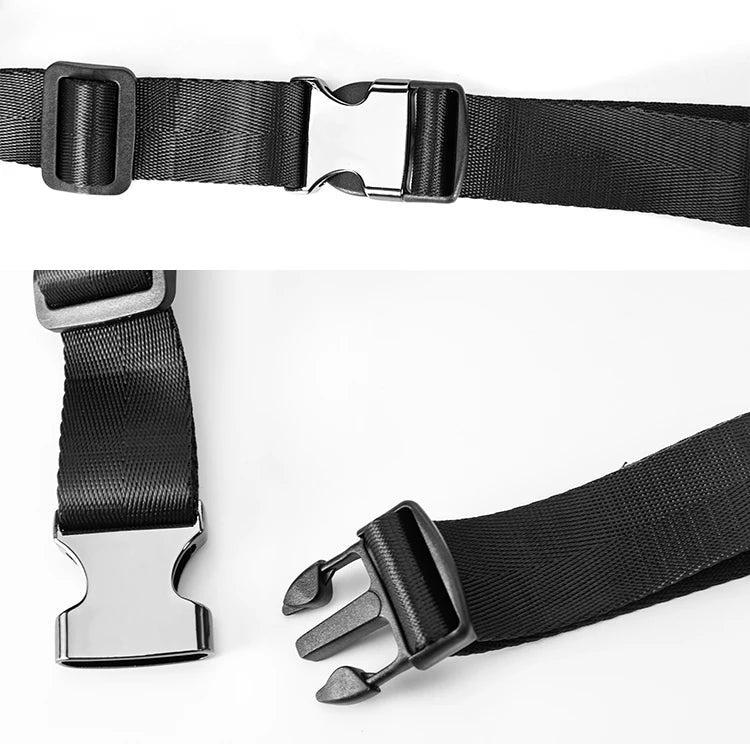 New Fashion Men's Genuine Leather Waist Bag Chest Pack Leather Waist Pack Male Fanny Bag Bum Money Bag MOLLE Belt Bag Pouch