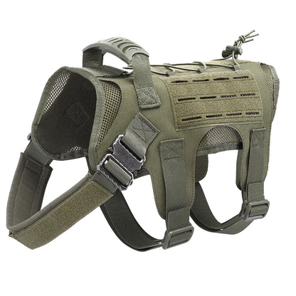 Tactical Dog Vest Hunting Shooting Cs  Fan Service Nylon Pet Vests Airsoft Training Molle Dogs Harness